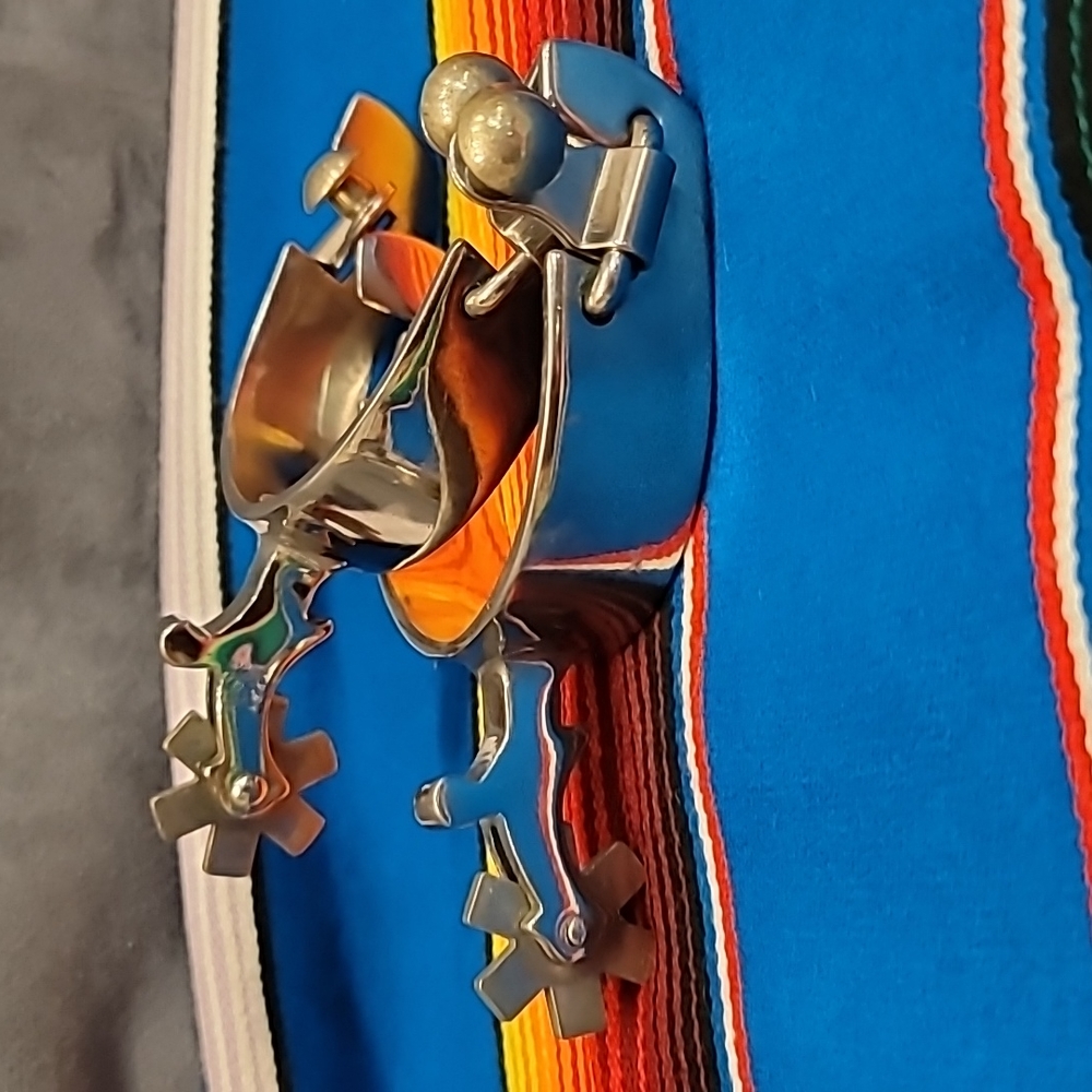 Western Spurs Square Rowel Cowboy Cowgirl  NWOT